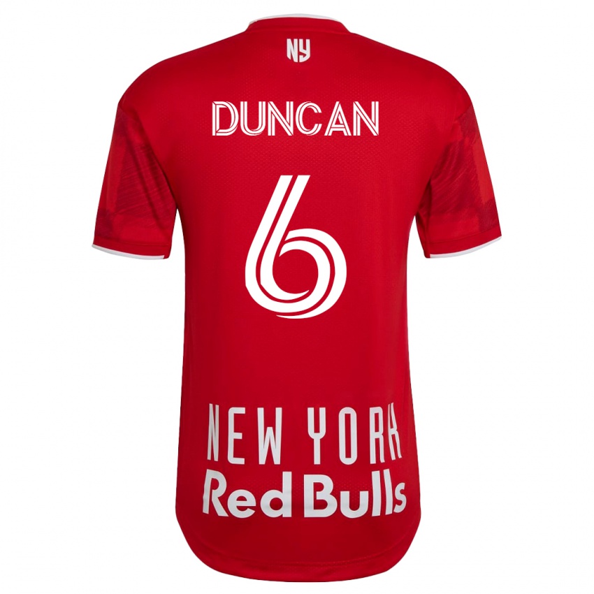 Mujer Camiseta Kyle Duncan #6 Beige-Dorado 2ª Equipación 2023/24 La Camisa Chile