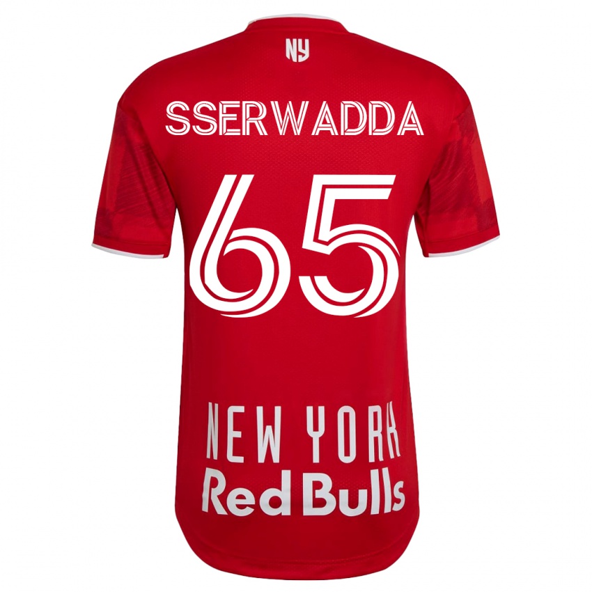 Mujer Camiseta Steven Sserwadda #65 Beige-Dorado 2ª Equipación 2023/24 La Camisa Chile