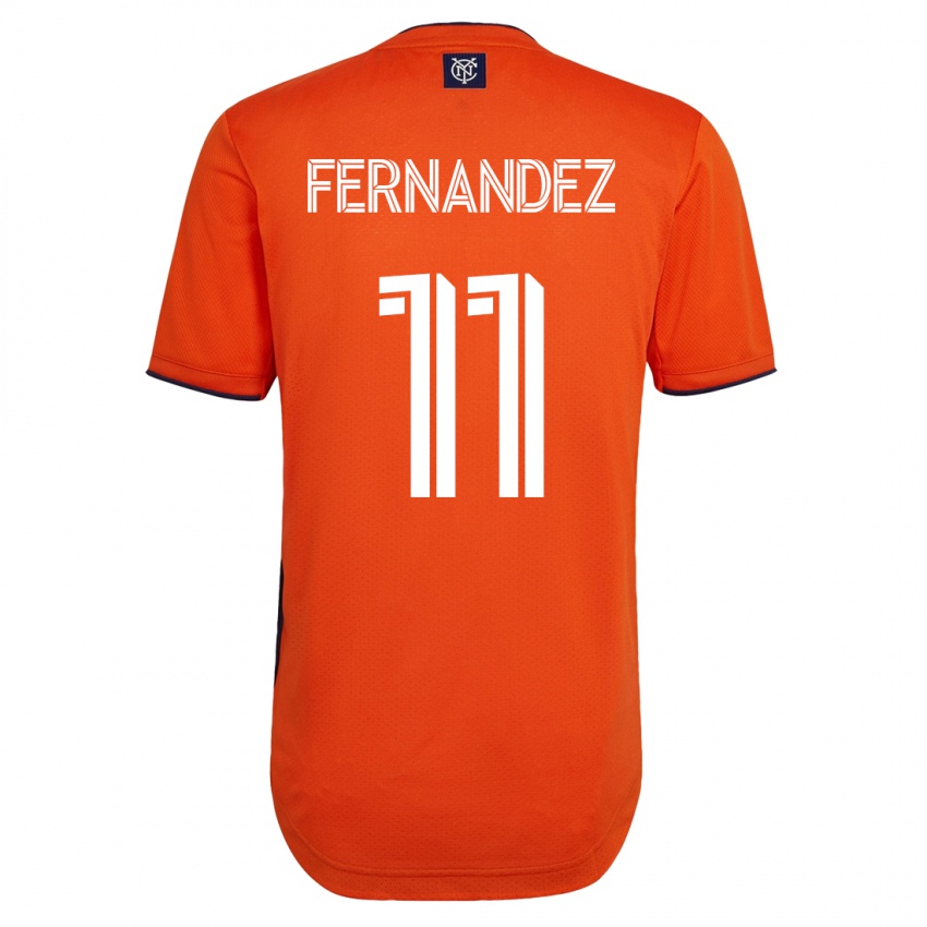 Mujer Camiseta Julián Fernández #11 Negro 2ª Equipación 2023/24 La Camisa Chile