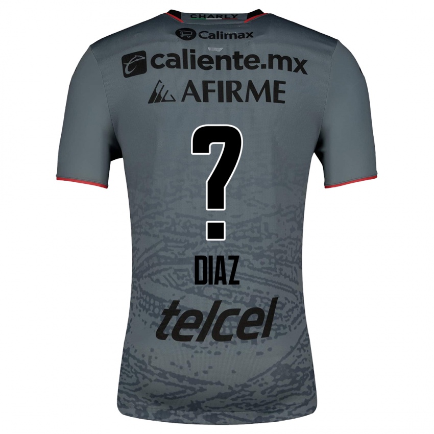 Mujer Camiseta Benny Diaz #0 Gris 2ª Equipación 2023/24 La Camisa Chile
