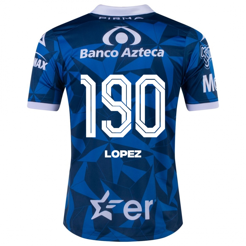 Mujer Camiseta Josué López #190 Azul 2ª Equipación 2023/24 La Camisa Chile