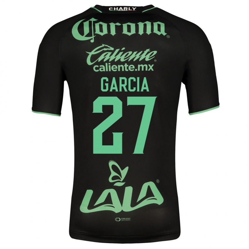 Mujer Camiseta Joel Garcia #27 Negro 2ª Equipación 2023/24 La Camisa Chile