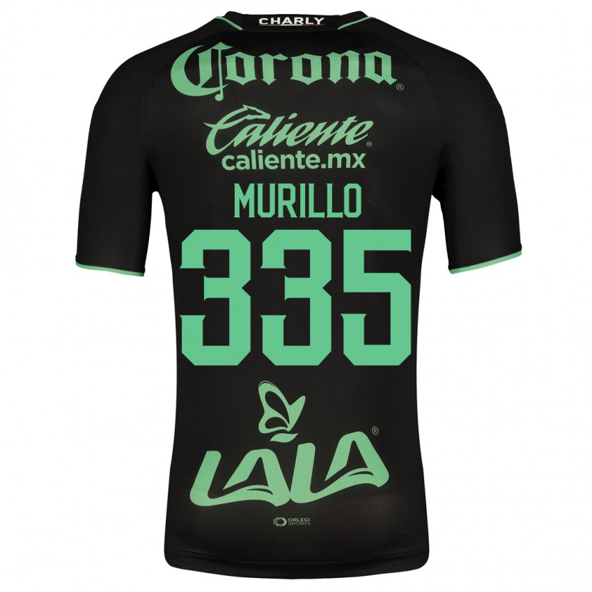 Mujer Camiseta Doryan Murillo #335 Negro 2ª Equipación 2023/24 La Camisa Chile