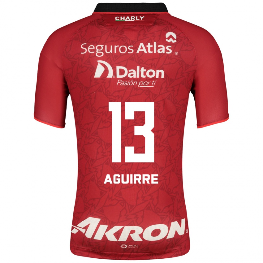 Mujer Camiseta Gaddi Aguirre #13 Rojo 2ª Equipación 2023/24 La Camisa Chile