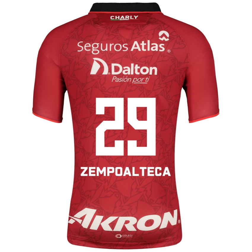 Mujer Camiseta Karla Zempoalteca #29 Rojo 2ª Equipación 2023/24 La Camisa Chile