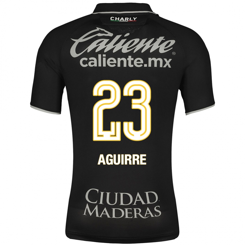 Mujer Camiseta Zoe Aguirre #23 Negro 2ª Equipación 2023/24 La Camisa Chile