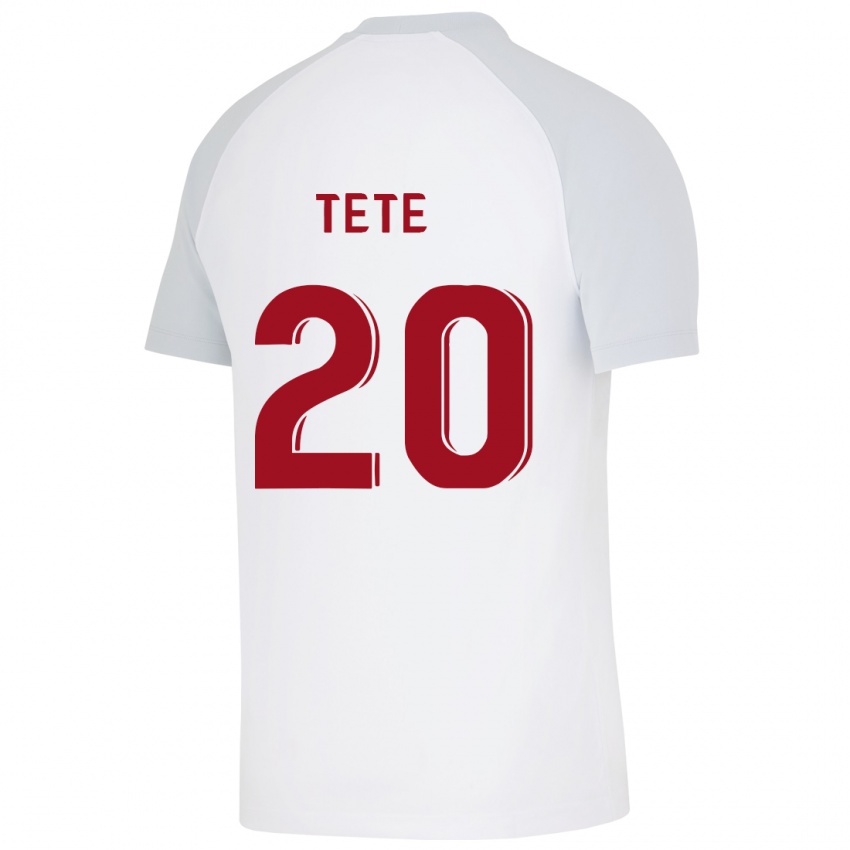 Mujer Camiseta Tete #20 Blanco 2ª Equipación 2023/24 La Camisa Chile