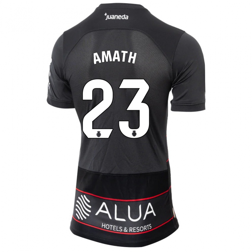 Mujer Camiseta Amath Ndiaye #23 Negro 2ª Equipación 2023/24 La Camisa Chile