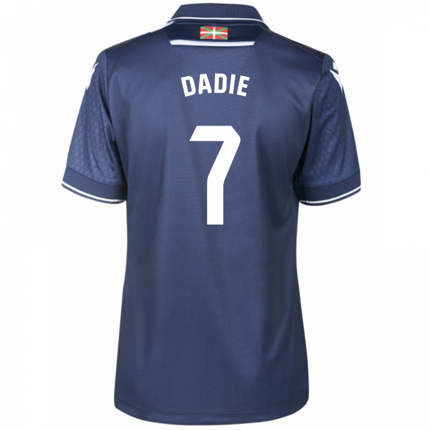 Mujer Camiseta Alberto Dadie #7 Armada 2ª Equipación 2023/24 La Camisa Chile