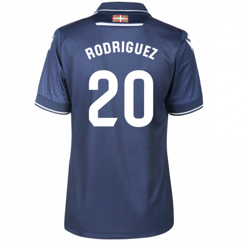 Mujer Camiseta Mikel Rodriguez #20 Armada 2ª Equipación 2023/24 La Camisa Chile