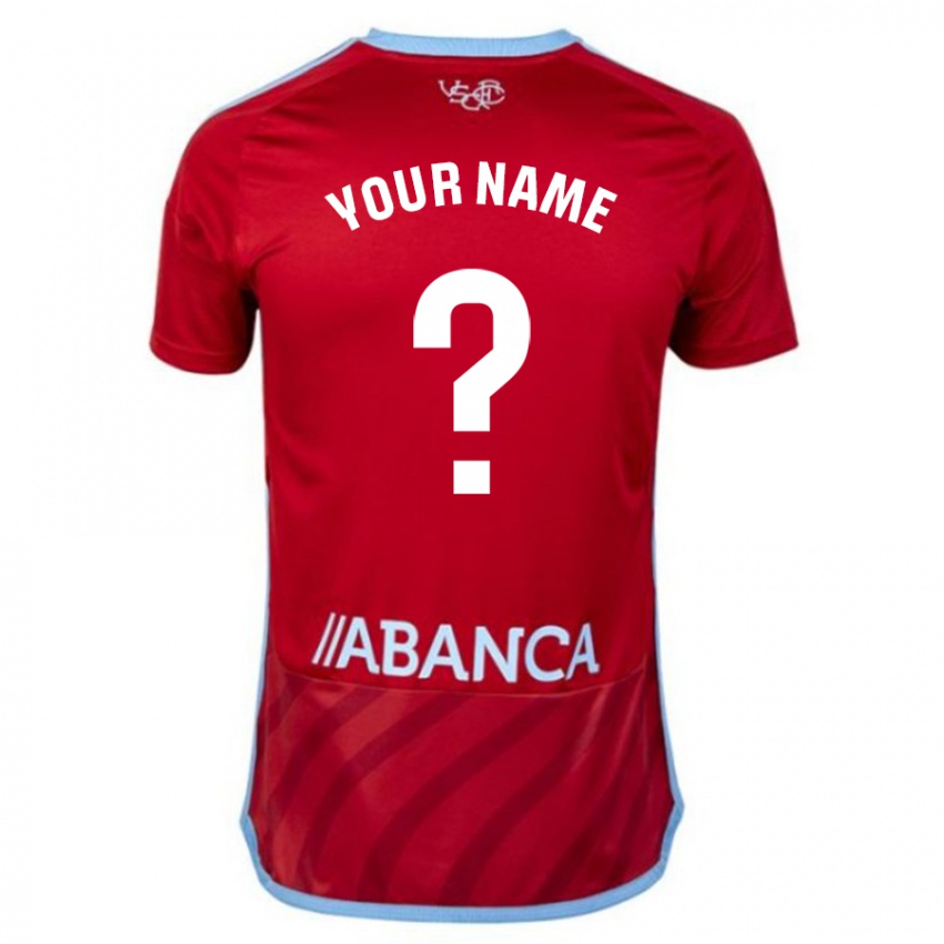 Mujer Camiseta Su Nombre #0 Rojo 2ª Equipación 2023/24 La Camisa Chile