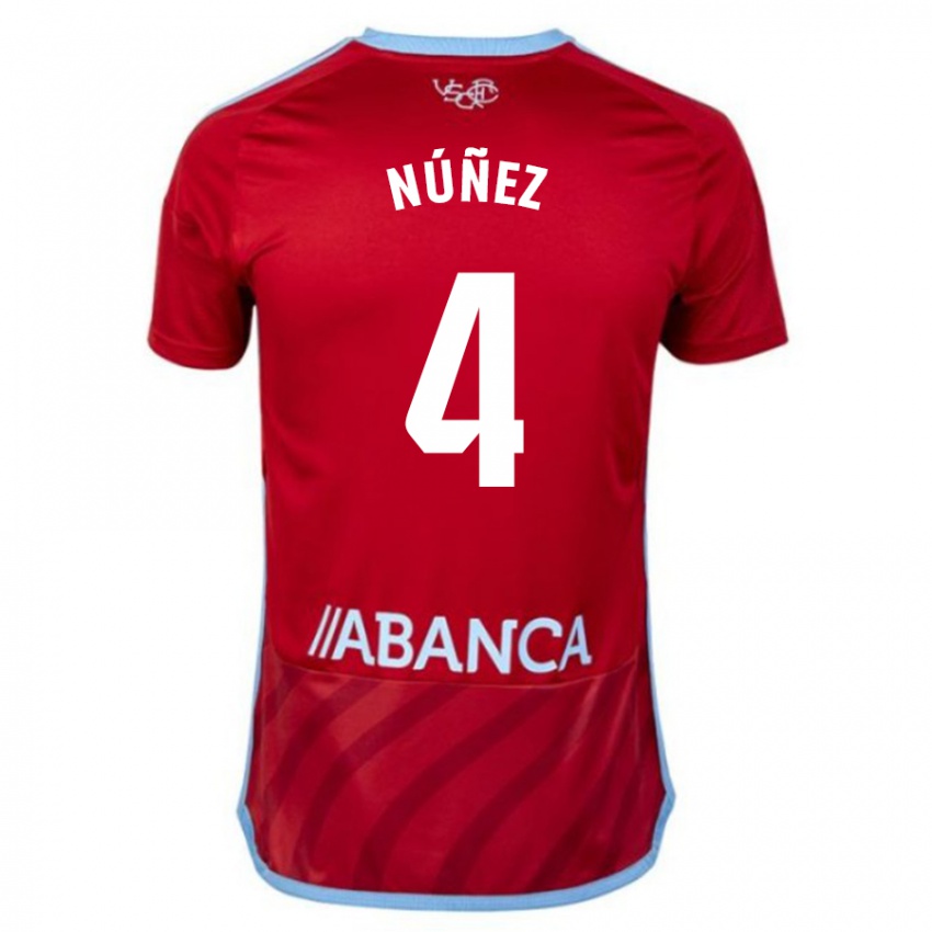 Mujer Camiseta Unai Nunez #4 Rojo 2ª Equipación 2023/24 La Camisa Chile