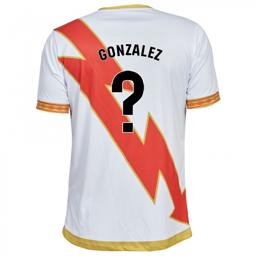 Niño Camiseta Aitor González #0 Blanco 1ª Equipación 2023/24 La Camisa Chile