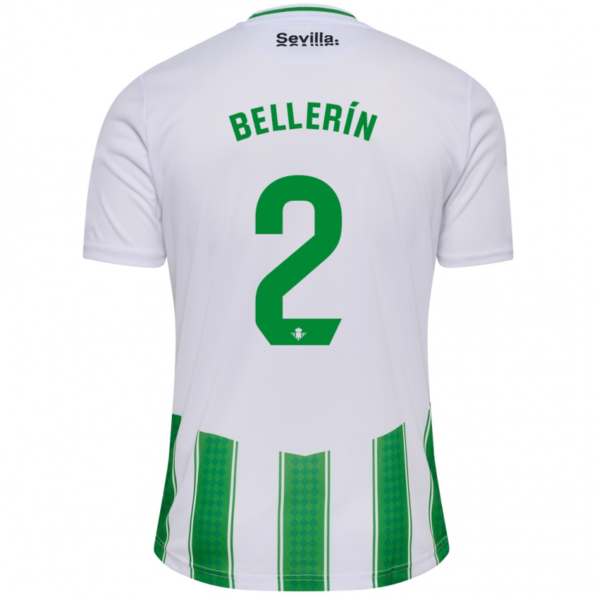 Niño Camiseta Hector Bellerin #2 Blanco 1ª Equipación 2023/24 La Camisa Chile