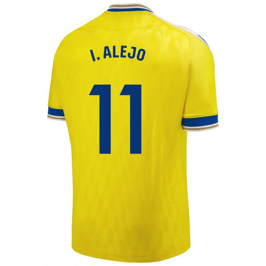 Niño Camiseta Iván Alejo #11 Amarillo 1ª Equipación 2023/24 La Camisa Chile