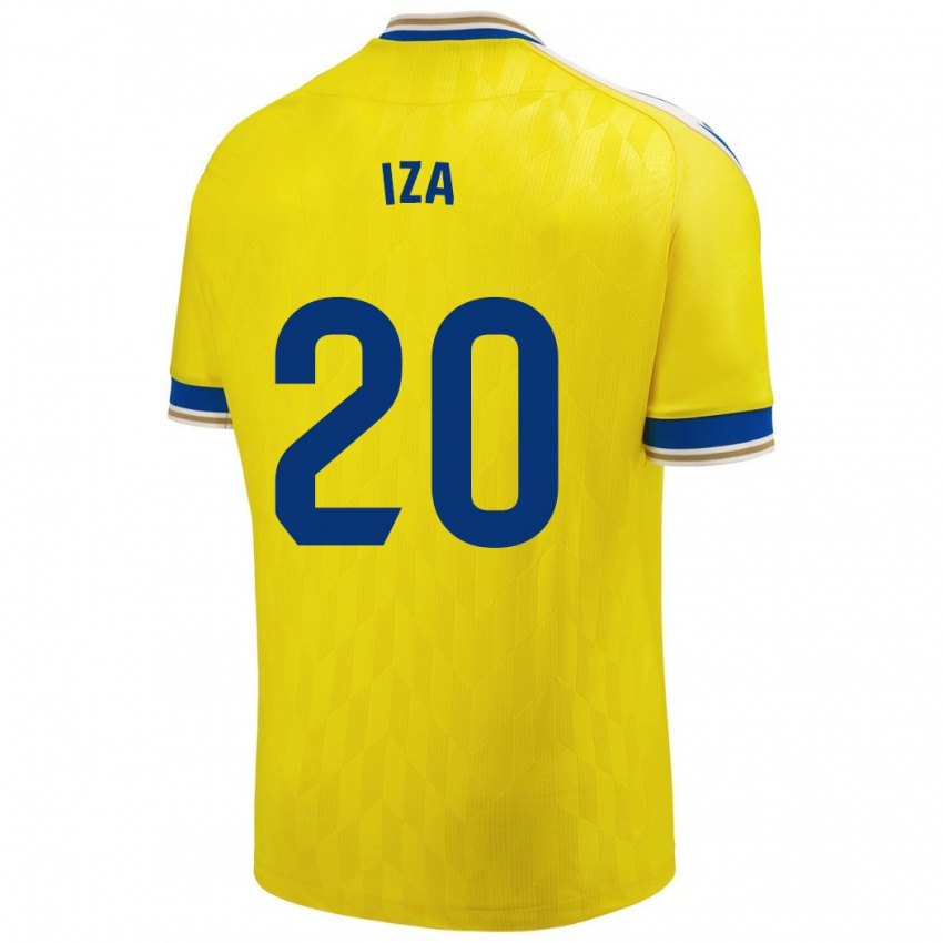 Niño Camiseta Iza Carcelén #20 Amarillo 1ª Equipación 2023/24 La Camisa Chile
