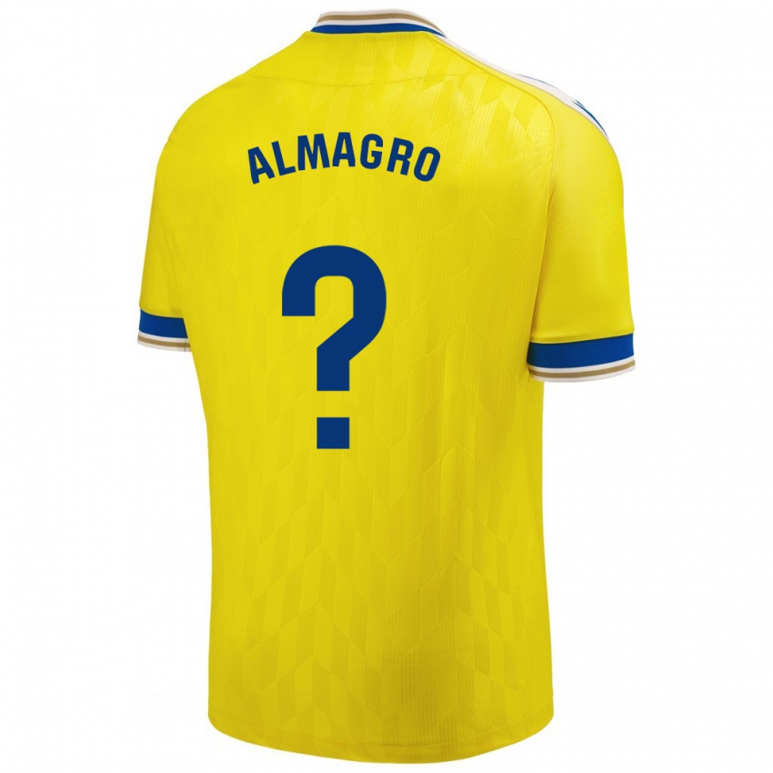 Niño Camiseta Samu Almagro #0 Amarillo 1ª Equipación 2023/24 La Camisa Chile