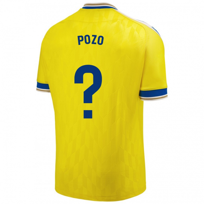 Niño Camiseta Nicholas Pozo #0 Amarillo 1ª Equipación 2023/24 La Camisa Chile