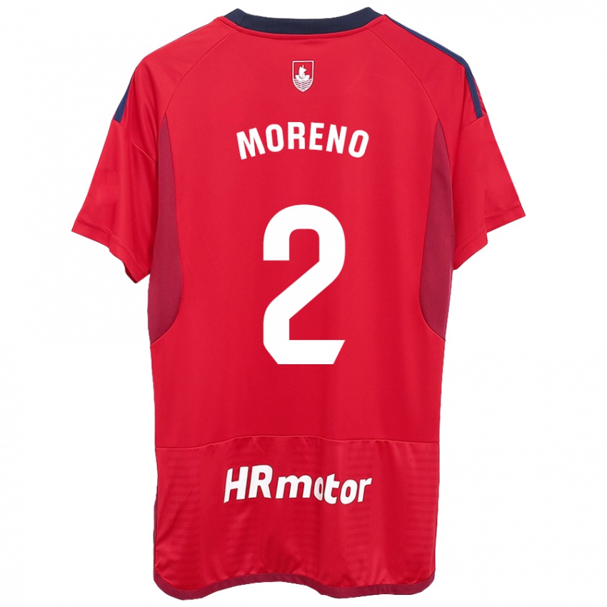 Niño Camiseta Jorge Moreno #27 Rojo 1ª Equipación 2023/24 La Camisa Chile