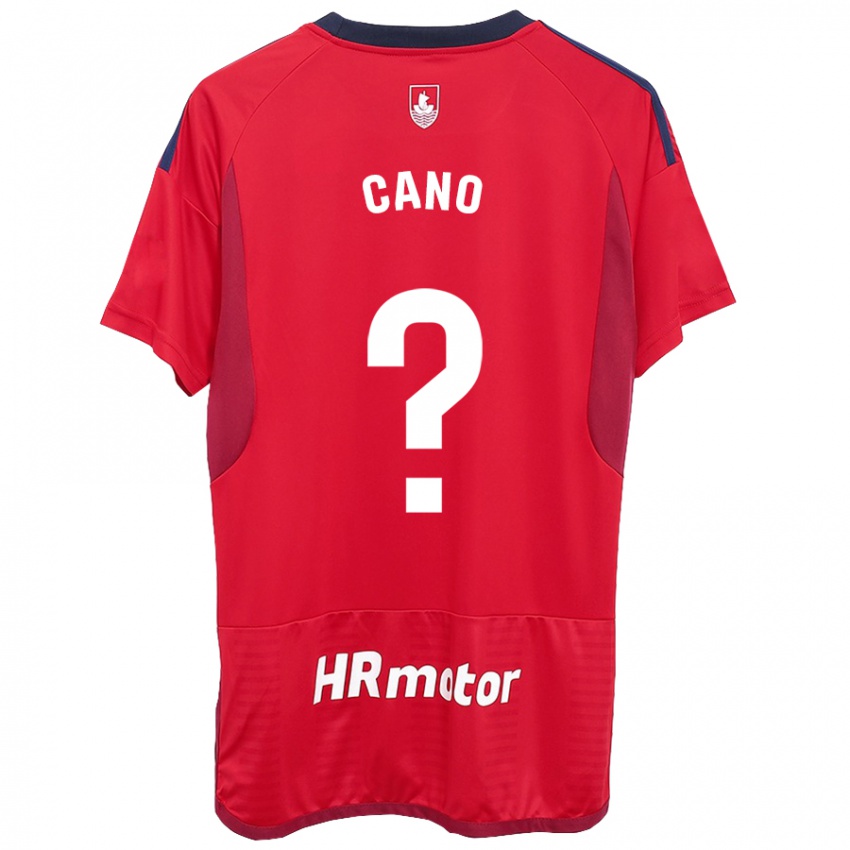 Niño Camiseta Javi Caño #0 Rojo 1ª Equipación 2023/24 La Camisa Chile