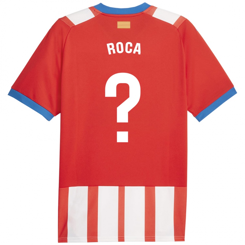 Niño Camiseta Joel Roca #0 Rojo Blanco 1ª Equipación 2023/24 La Camisa Chile