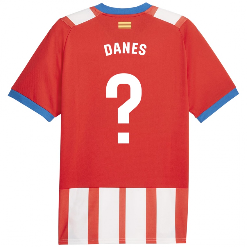 Niño Camiseta Jan Danés #0 Rojo Blanco 1ª Equipación 2023/24 La Camisa Chile