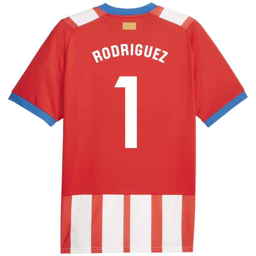 Niño Camiseta Maria Rodríguez #1 Rojo Blanco 1ª Equipación 2023/24 La Camisa Chile