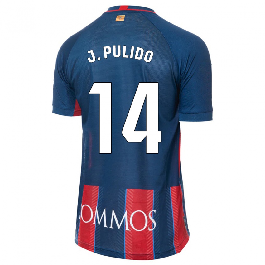 Niño Camiseta Jorge Pulido #14 Armada 1ª Equipación 2023/24 La Camisa Chile
