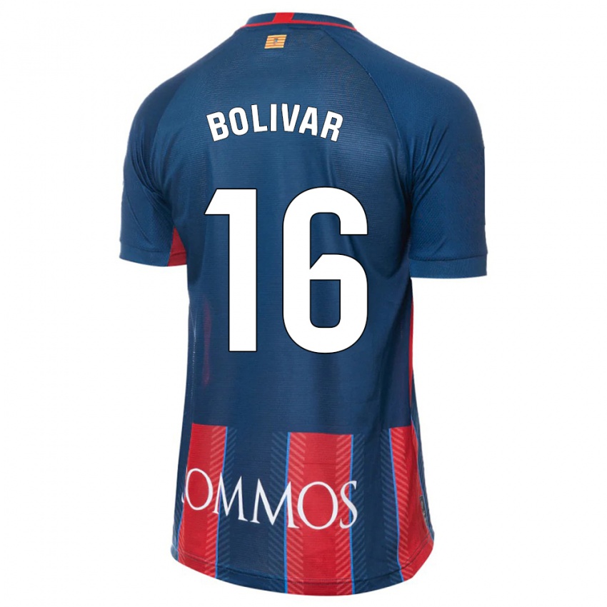 Niño Camiseta Jovanny Bolívar #16 Armada 1ª Equipación 2023/24 La Camisa Chile