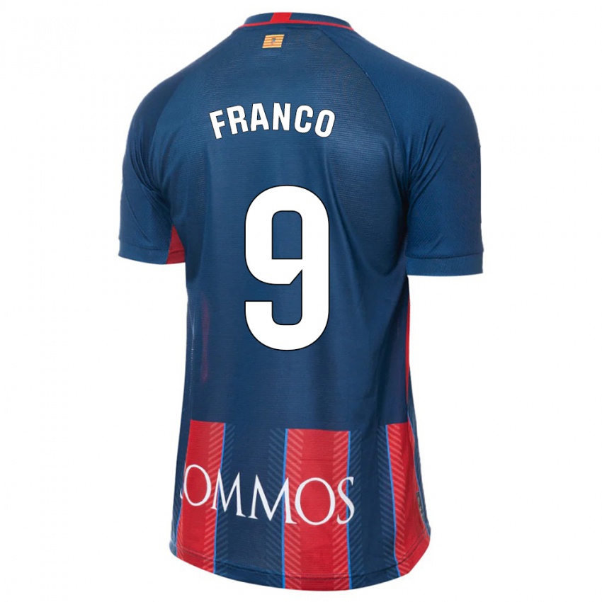 Niño Camiseta Santi Franco #9 Armada 1ª Equipación 2023/24 La Camisa Chile