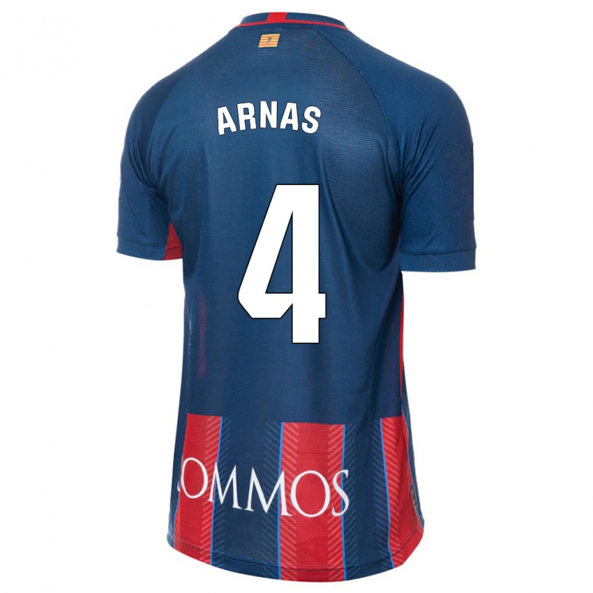 Niño Camiseta Iris Arnas #4 Armada 1ª Equipación 2023/24 La Camisa Chile