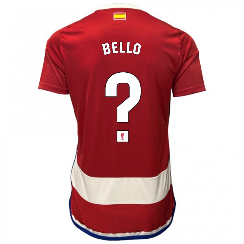 Niño Camiseta Eghosa Augustine Bello #0 Rojo 1ª Equipación 2023/24 La Camisa Chile
