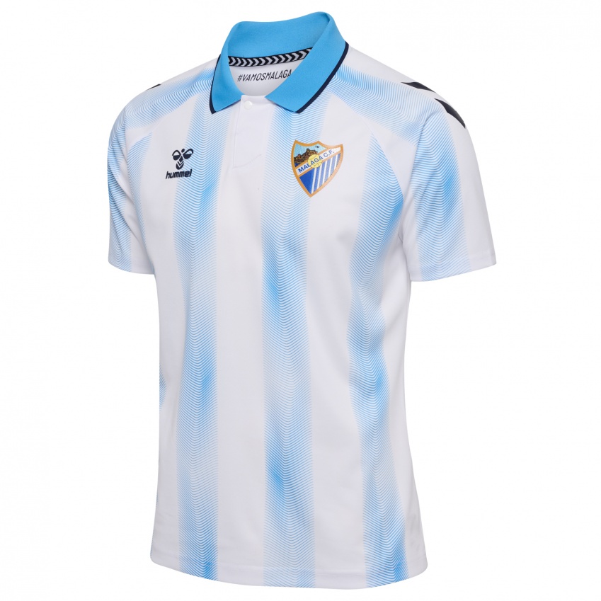 Niño Camiseta Alfonso Herrero #1 Blanco Azul 1ª Equipación 2023/24 La Camisa Chile