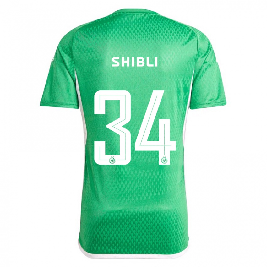 Niño Camiseta Hamza Shibli #34 Blanco Azul 1ª Equipación 2023/24 La Camisa Chile