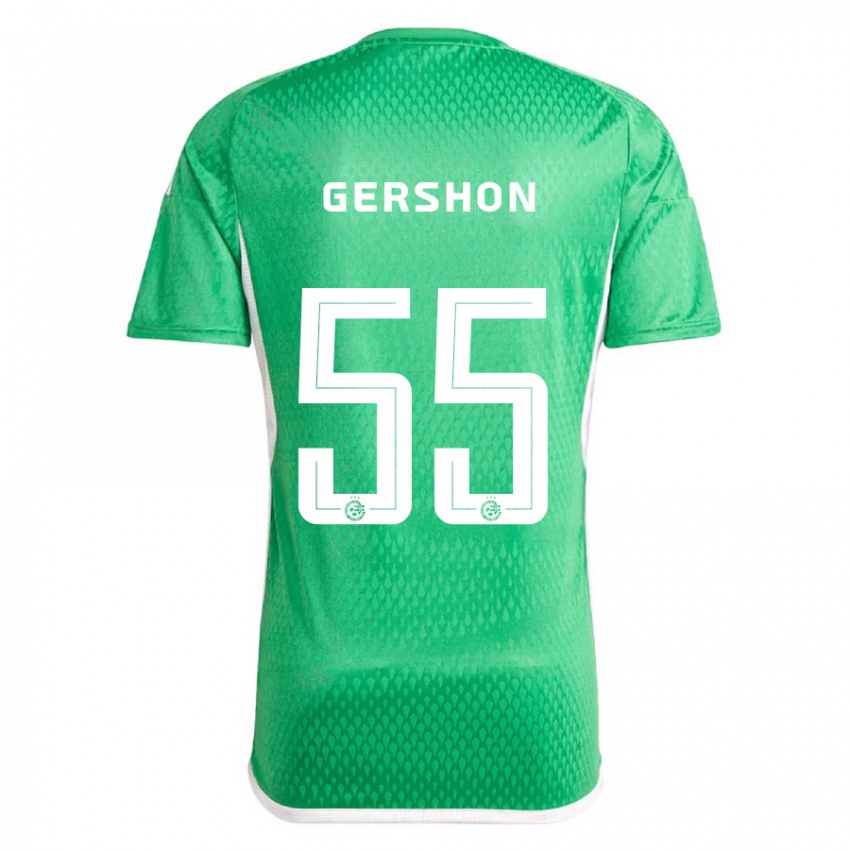 Niño Camiseta Rami Gershon #55 Blanco Azul 1ª Equipación 2023/24 La Camisa Chile