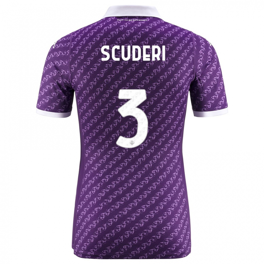 Niño Camiseta Giulio Scuderi #3 Violeta 1ª Equipación 2023/24 La Camisa Chile