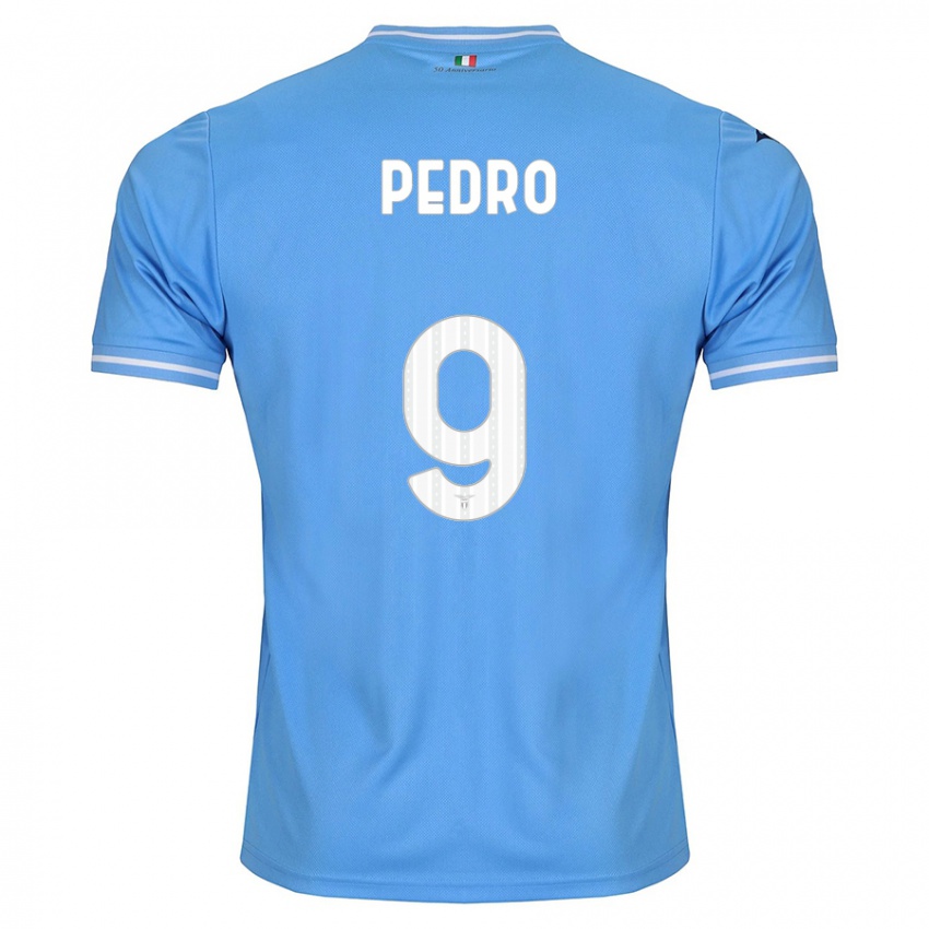 Niño Camiseta Pedro #9 Azul 1ª Equipación 2023/24 La Camisa Chile