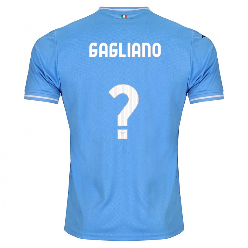 Niño Camiseta Mattia Gagliano #0 Azul 1ª Equipación 2023/24 La Camisa Chile