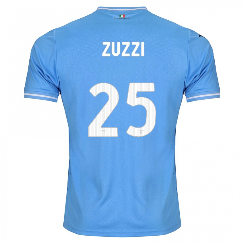 Niño Camiseta Giorgia Zuzzi #25 Azul 1ª Equipación 2023/24 La Camisa Chile