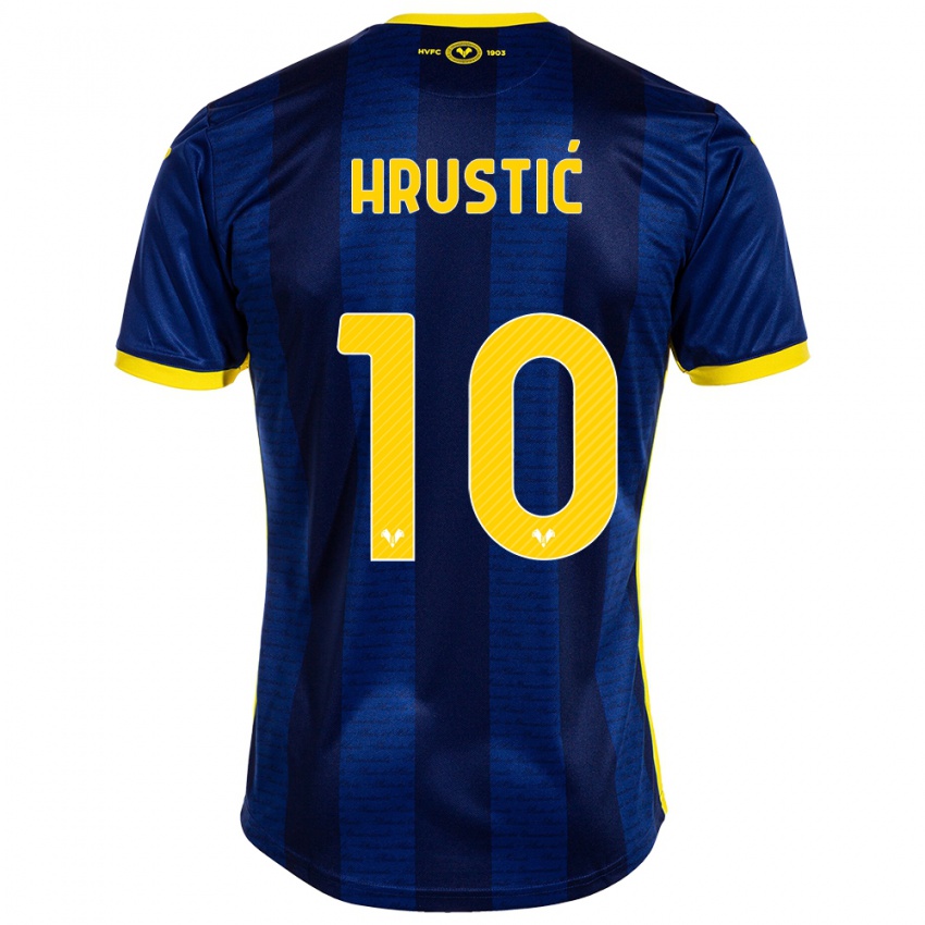 Niño Camiseta Ajdin Hrustić #10 Armada 1ª Equipación 2023/24 La Camisa Chile