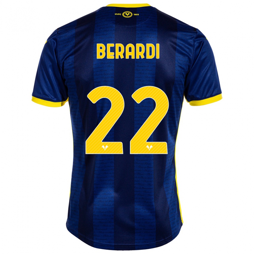 Niño Camiseta Alessandro Berardi #22 Armada 1ª Equipación 2023/24 La Camisa Chile