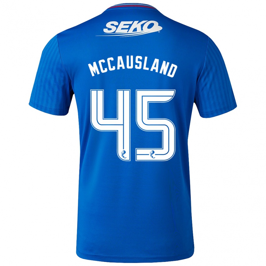 Niño Camiseta Ross Mccausland #45 Azul 1ª Equipación 2023/24 La Camisa Chile