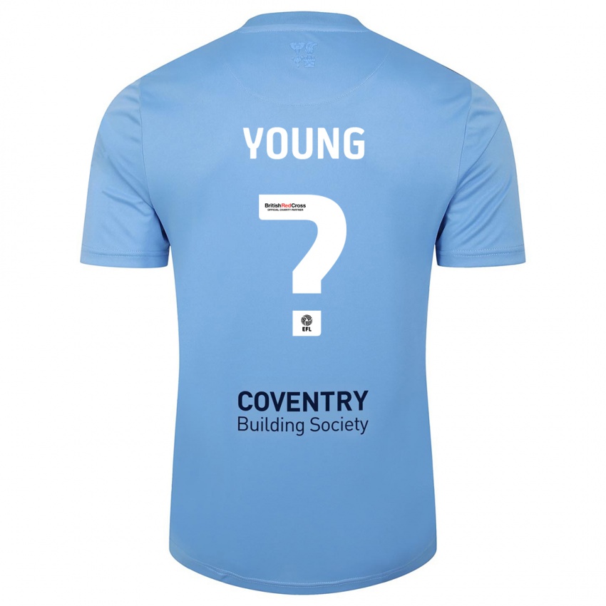 Niño Camiseta Shay Young #0 Cielo Azul 1ª Equipación 2023/24 La Camisa Chile