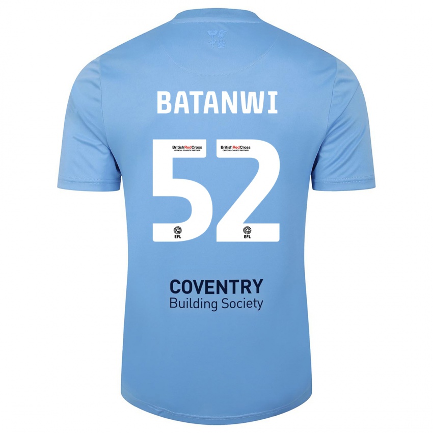 Niño Camiseta Tristen Batanwi #52 Cielo Azul 1ª Equipación 2023/24 La Camisa Chile