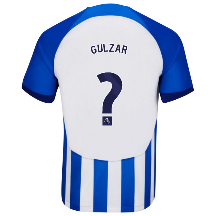 Niño Camiseta Layth Gulzar #0 Azul 1ª Equipación 2023/24 La Camisa Chile