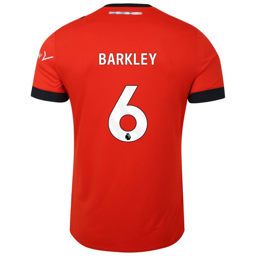 Niño Camiseta Ross Barkley #6 Rojo 1ª Equipación 2023/24 La Camisa Chile