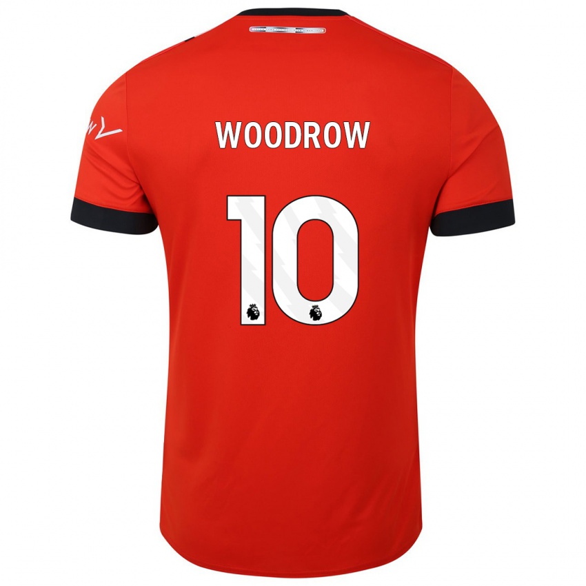 Niño Camiseta Cauley Woodrow #10 Rojo 1ª Equipación 2023/24 La Camisa Chile