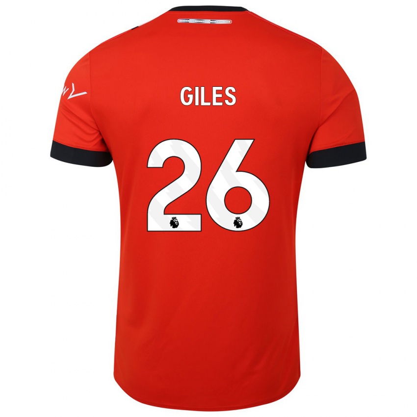 Niño Camiseta Ryan Giles #26 Rojo 1ª Equipación 2023/24 La Camisa Chile