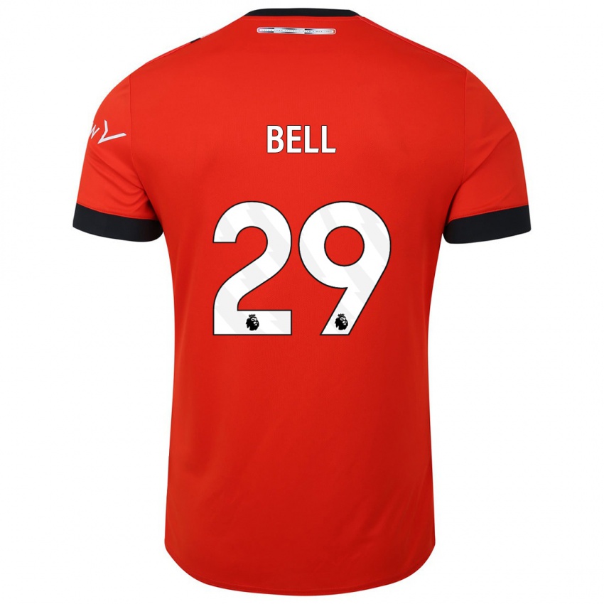 Niño Camiseta Amari'i Bell #29 Rojo 1ª Equipación 2023/24 La Camisa Chile