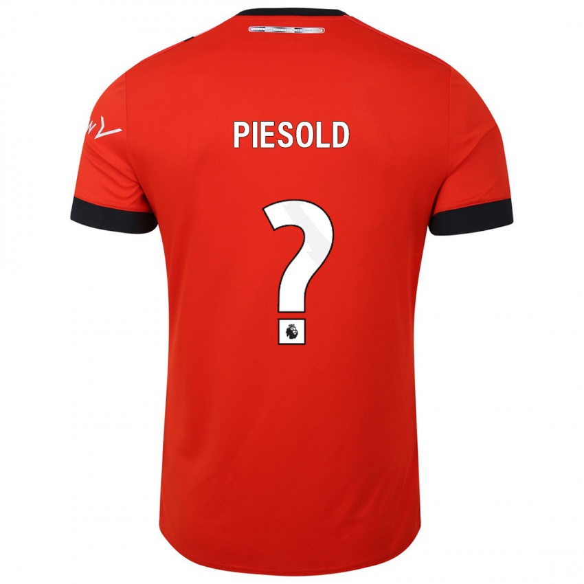 Niño Camiseta Axel Piesold #0 Rojo 1ª Equipación 2023/24 La Camisa Chile